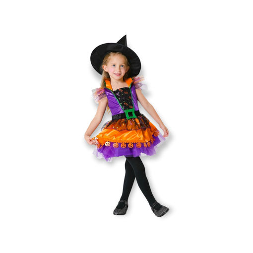 Picture of LITTLE PUMPKIN WITCH COSTUME 12-24 MONTHS